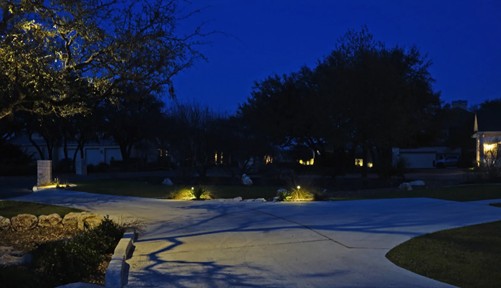 Boerne, TX — Architectural & driveway lighting