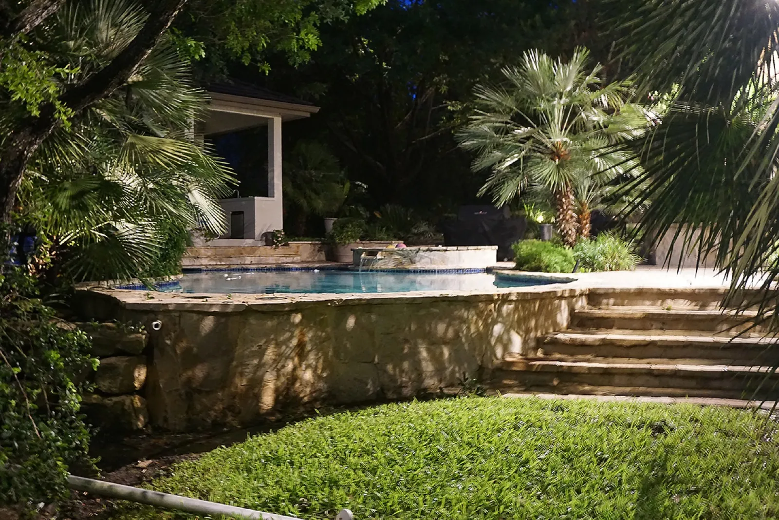 San Antonio TX LED Up Lighting Security